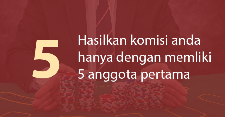 Hasilkan komisi anda hanya dengan memiliki 3 anggota pertama